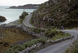 Location of the crash on our 1986 tour